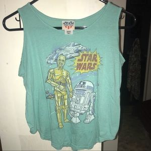 Star Wars cropped tank